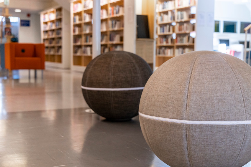 Sittbollar, biblioteket